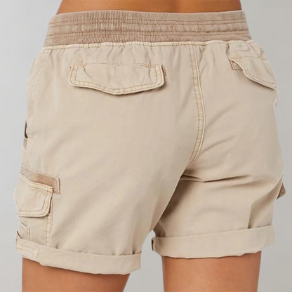 SERAPHINE | Elevated high-waisted shorts for women-Fashion Nora