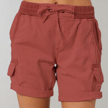 SERAPHINE | Elevated high-waisted shorts for women-Fashion Nora