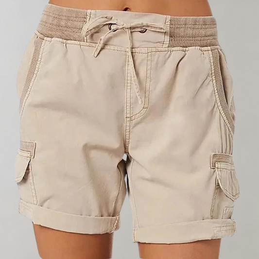 SERAPHINE | Elevated high-waisted shorts for women-Fashion Nora