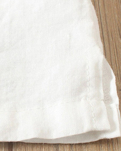 Short Sleeve Blouse - Loose Fit - Lightweight - Short Sleeve Top - Women's Clothing-Fashion Nora