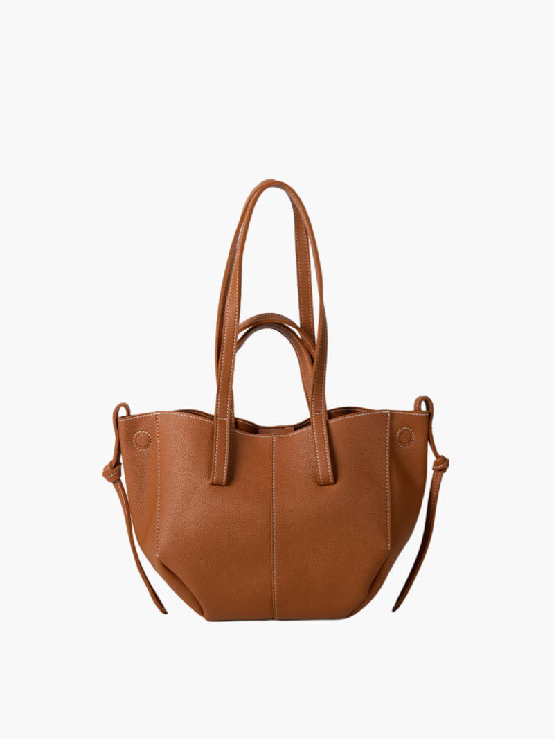 Shoulder Bag | Large | Faux Leather | Tote Bag | Leatherette Handbag-Fashion Nora