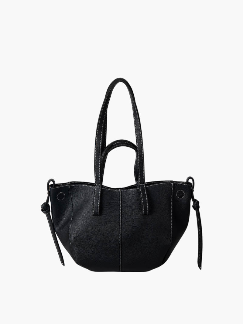 Shoulder Bag | Large | Faux Leather | Tote Bag | Leatherette Handbag-Fashion Nora