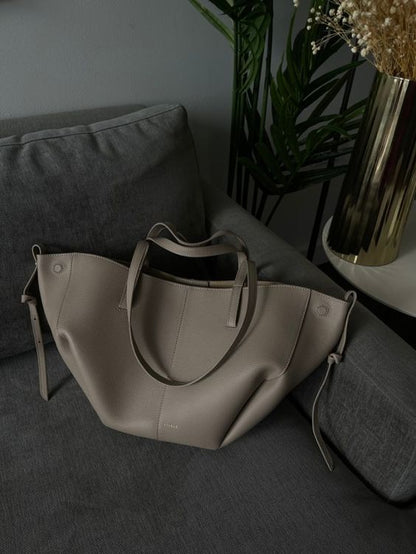 Shoulder Bag | Large | Faux Leather | Tote Bag | Leatherette Handbag-Fashion Nora
