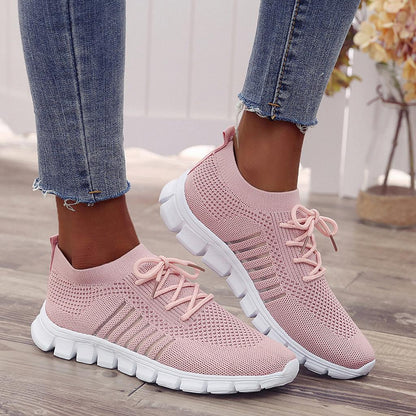 Slip-On Sneakers - Breathable- Orthopedic - Mesh Sneakers - Women's Trainers-Fashion Nora