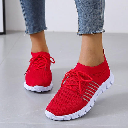 Slip-On Sneakers - Breathable- Orthopedic - Mesh Sneakers - Women's Trainers-Fashion Nora