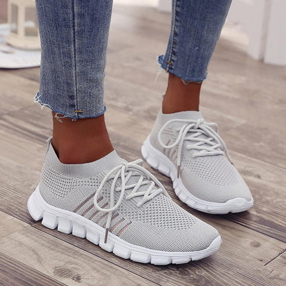 Slip-On Sneakers - Breathable- Orthopedic - Mesh Sneakers - Women's Trainers-Fashion Nora