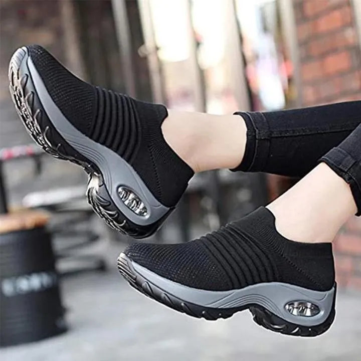 Slip On Sneakers Orthopedic Arch Support Walking Shoes Mesh Sn Fashion Nora