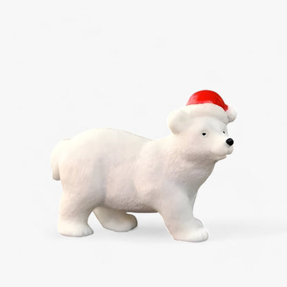 SnowPaws - Christmas decoration miniature polar bear figures-Fashion Nora