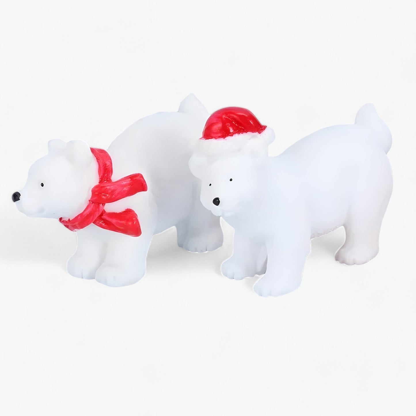 SnowPaws - Christmas decoration miniature polar bear figures-Fashion Nora