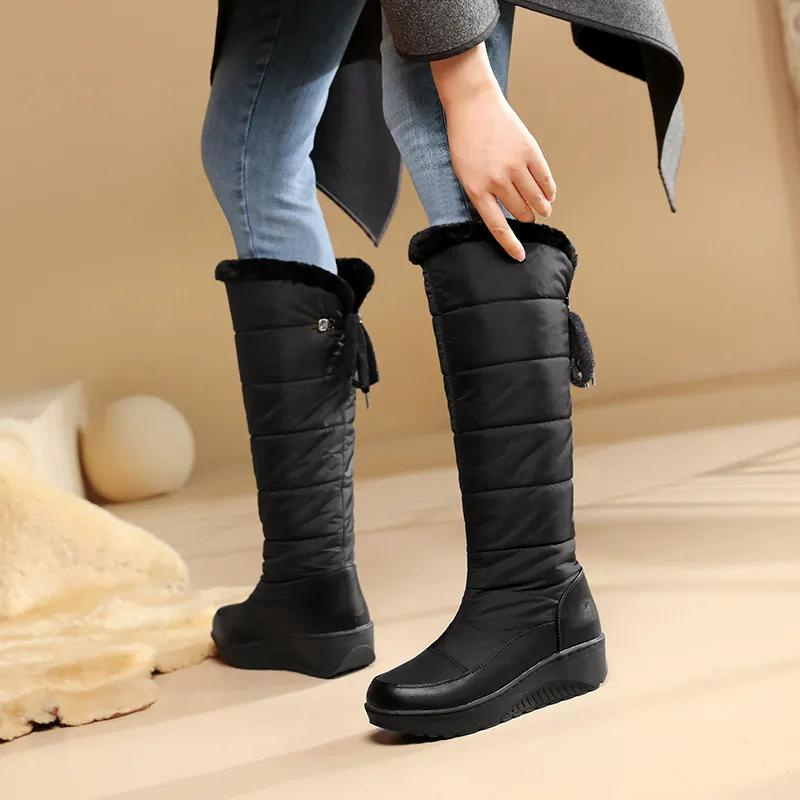 Snugg Winter Boots fur lined knee high snow boots for women Fashion Nora