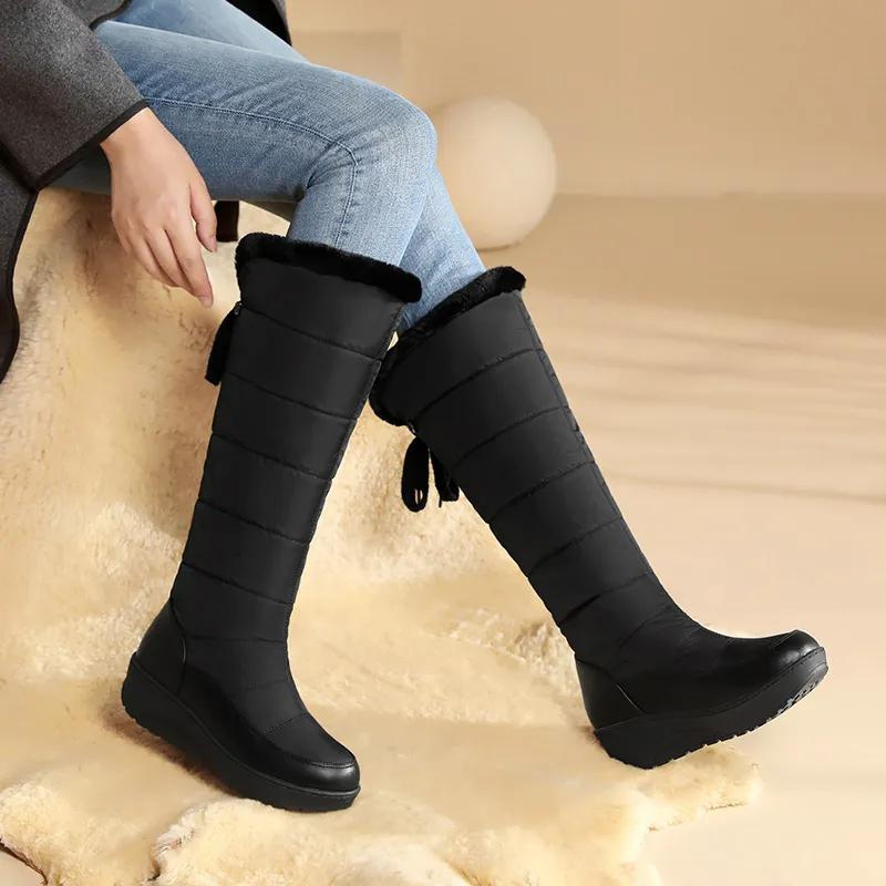 Snugg Winter Boots fur lined knee high snow boots for women Fashion Nora