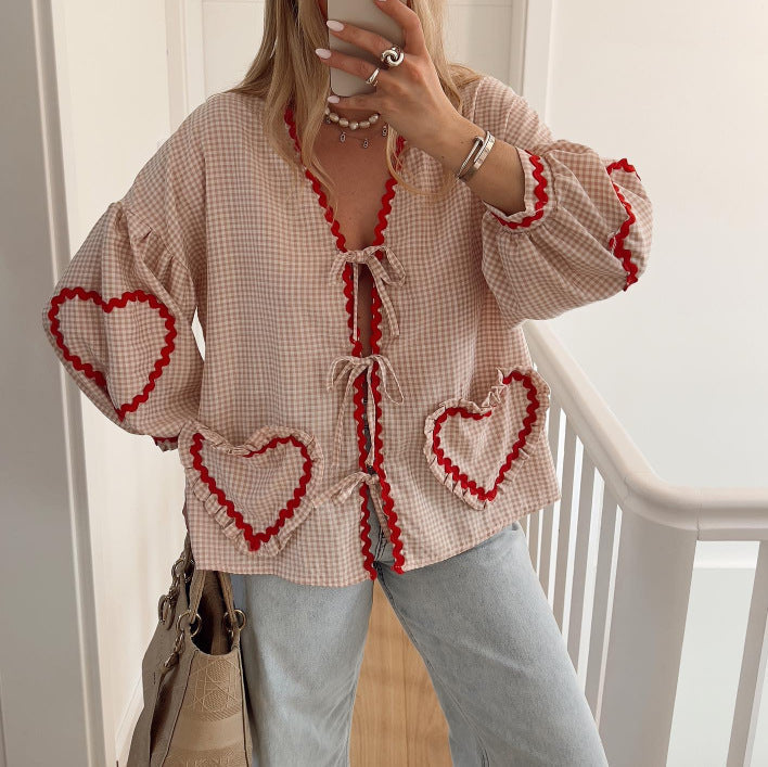 Sweetheart Blouse-Fashion Nora