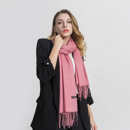 Sylvania Scarf | cashmere scarf for women for fall and winter-Fashion Nora