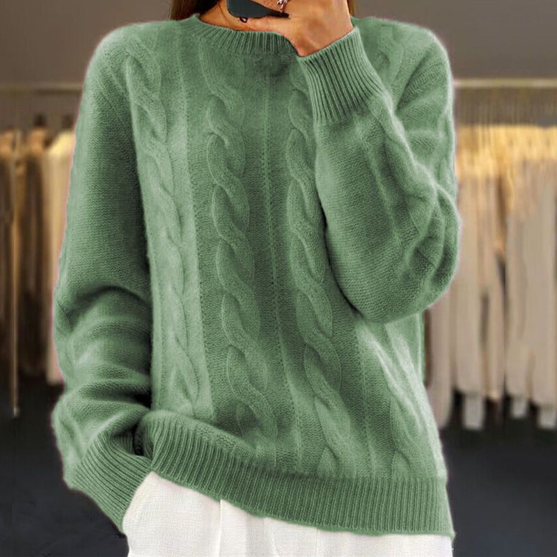 Tamara - Warm Knitted Sweater-Fashion Nora