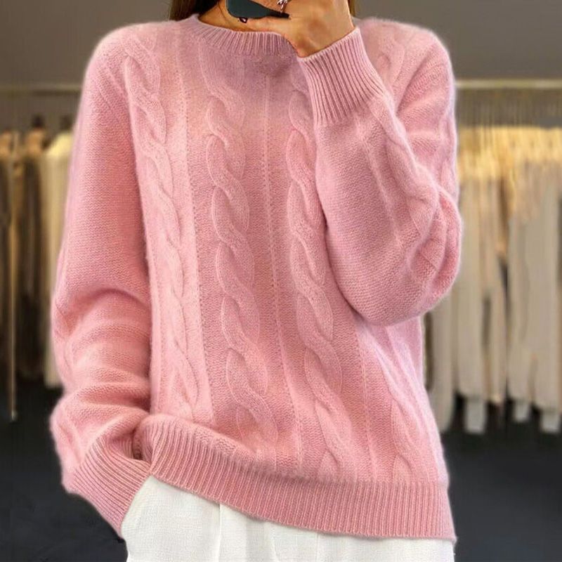 Tamara - Warm Knitted Sweater-Fashion Nora