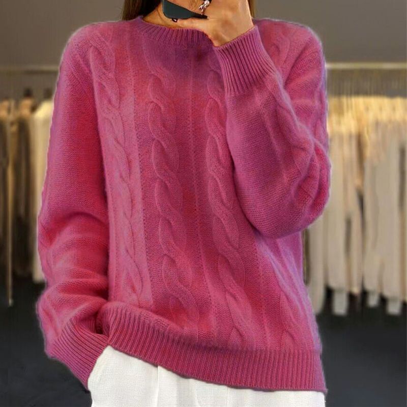 Tamara - Warm Knitted Sweater-Fashion Nora