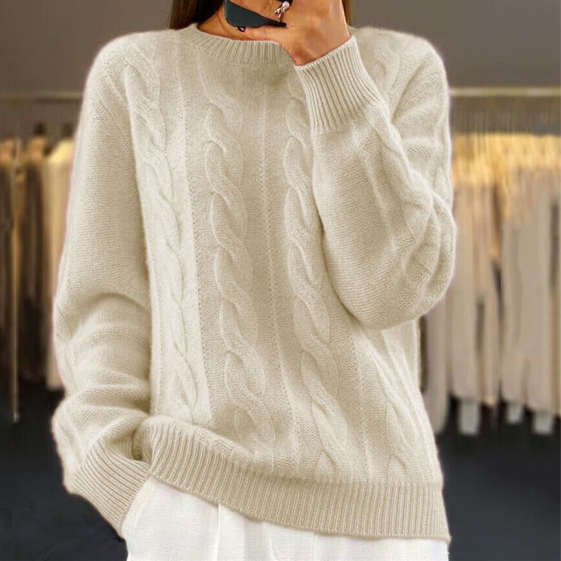 Tamara - Warm Knitted Sweater-Fashion Nora