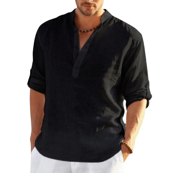 Thomas Shirt | Airy summer shirt for men-Fashion Nora