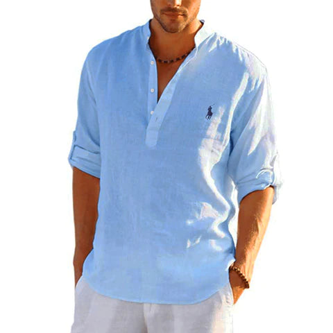 Thomas Shirt | Airy summer shirt for men-Fashion Nora