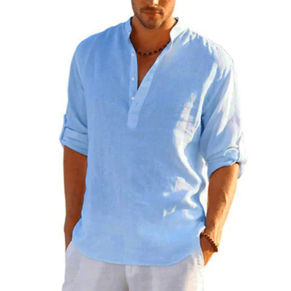 Thomas Shirt | Airy summer shirt for men-Fashion Nora