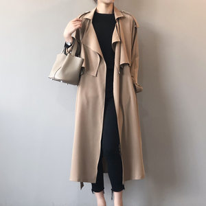 Trench Coat | Loose Fit | Belt | Long Coat | Women's Jacket-Fashion Nora