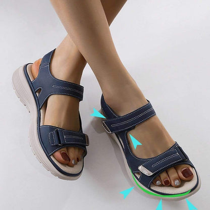Velcro Sandals | Ergonomic | Walking | Sport Sandals | Orthopedic Sandals for Women-Fashion Nora