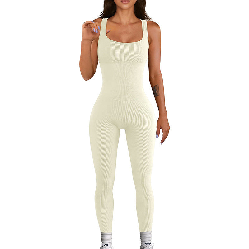 Waist Wizard Gym Jumpsuit-Fashion Nora