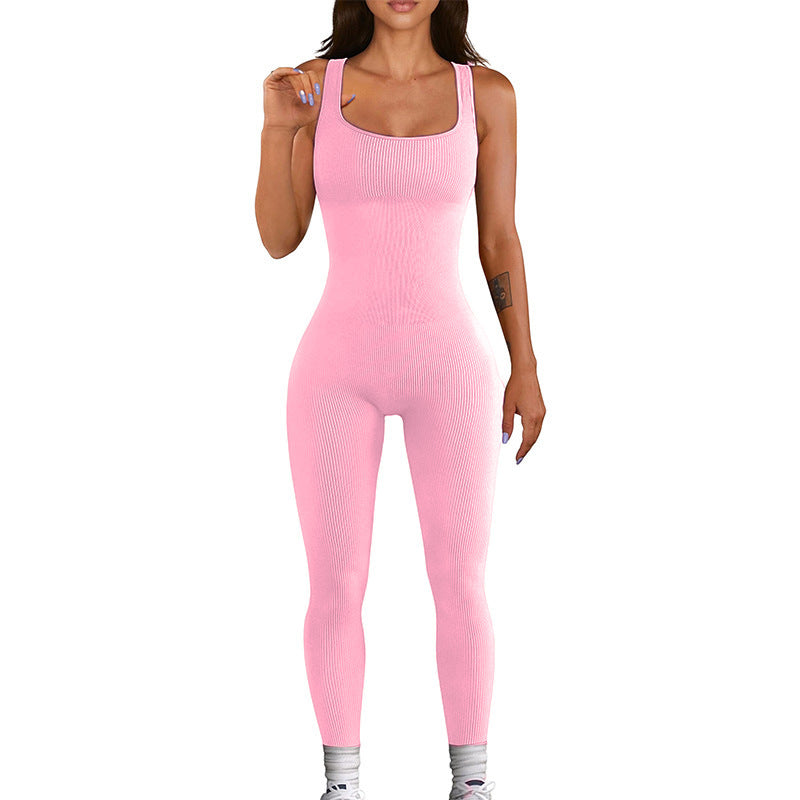 Waist Wizard Gym Jumpsuit-Fashion Nora