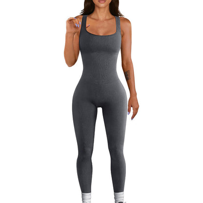 Waist Wizard Gym Jumpsuit-Fashion Nora