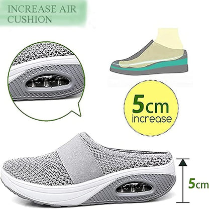 Walking Shoes | Air Cushion | Mesh | Slip-On Shoes | Orthopedic Shoes-Fashion Nora