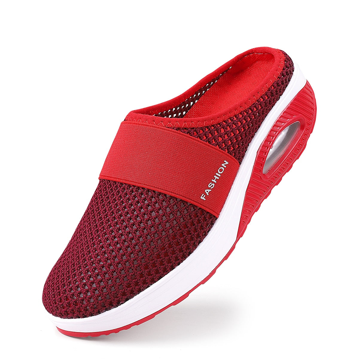 Walking Shoes | Air Cushion | Mesh | Slip-On Shoes | Orthopedic Shoes-Fashion Nora