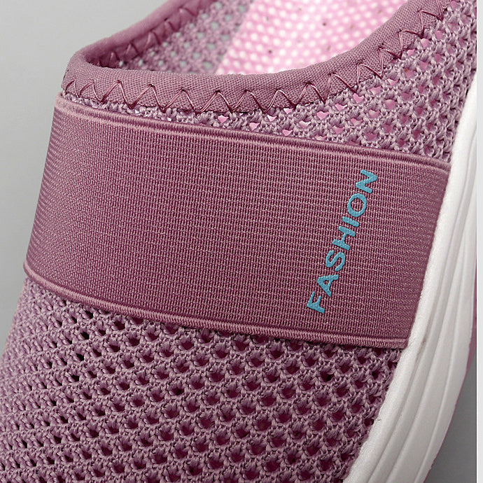 Walking Shoes | Air Cushion | Mesh | Slip-On Shoes | Orthopedic Shoes-Fashion Nora