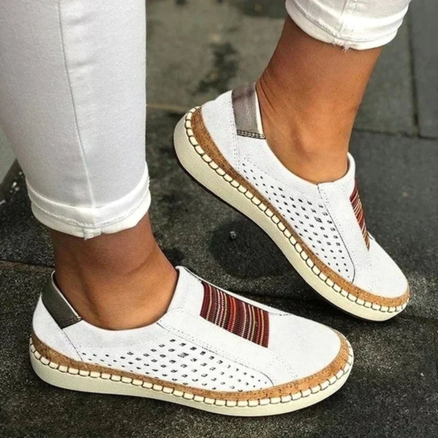 Walking Shoes - Ergonomic - Slip-On - Orthopedic Shoes - Women's shoes-Fashion Nora