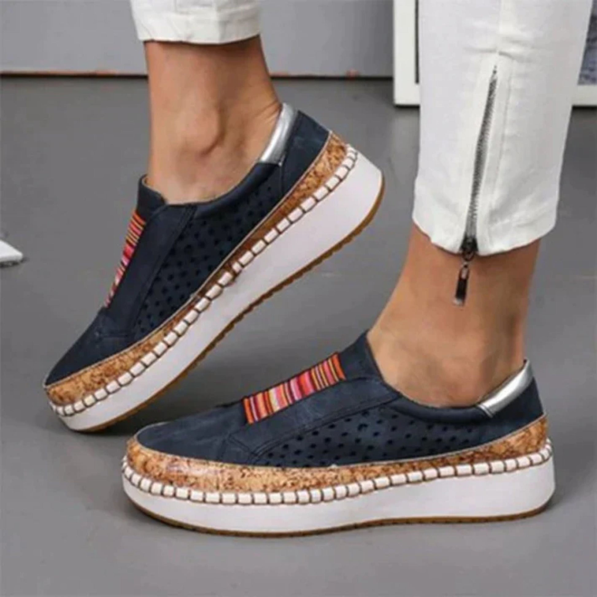 Walking Shoes - Ergonomic - Slip-On - Orthopedic Shoes - Women's shoes-Fashion Nora