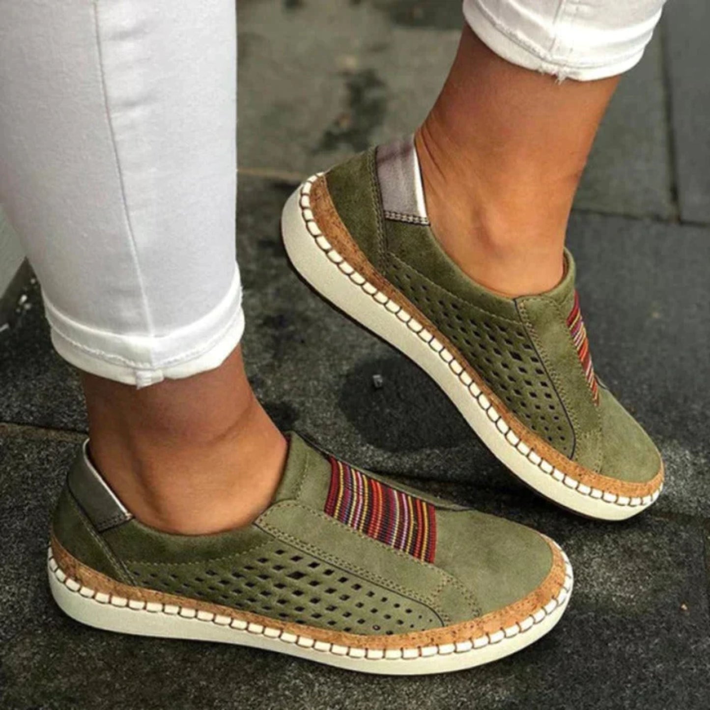 Walking Shoes - Ergonomic - Slip-On - Orthopedic Shoes - Women's shoes-Fashion Nora