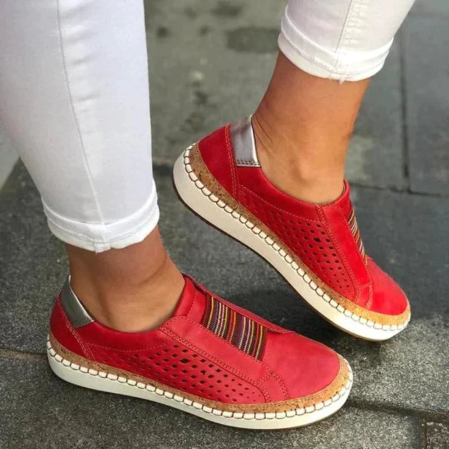 Walking Shoes - Ergonomic - Slip-On - Orthopedic Shoes - Women's shoes-Fashion Nora