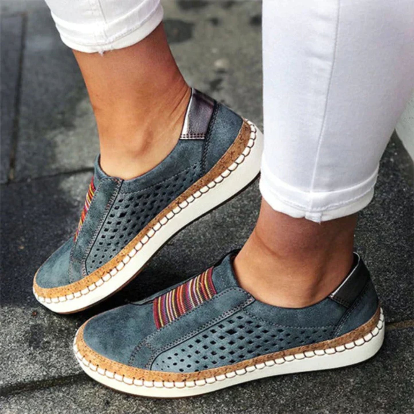 Walking Shoes - Ergonomic - Slip-On - Orthopedic Shoes - Women's shoes-Fashion Nora