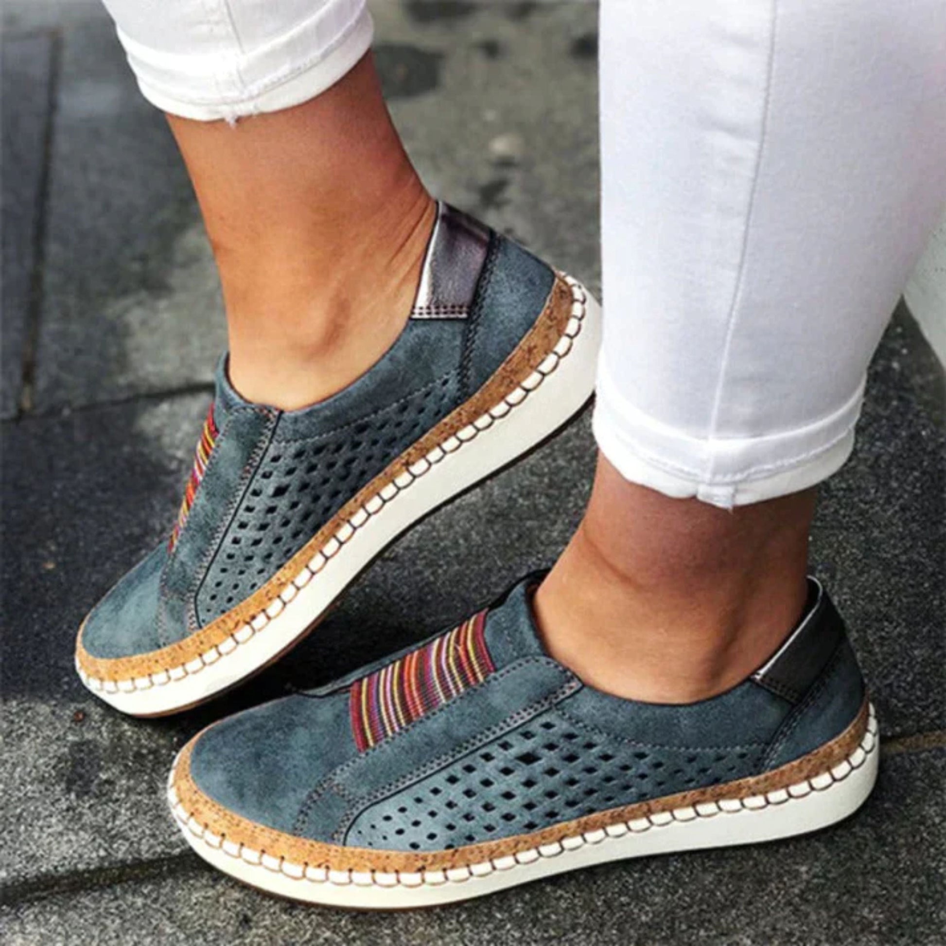 Walking Shoes - Ergonomic - Slip-On - Orthopedic Shoes - Women's shoes-Fashion Nora