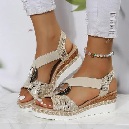 Wedge Sandals | Ergonomic | Orthopedic | Platform Sandals | Women's Sandals-Fashion Nora