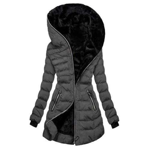 Winter Jacket - Hooded - Fur Lined - Winter Coats Women - Winter Parka-Fashion Nora