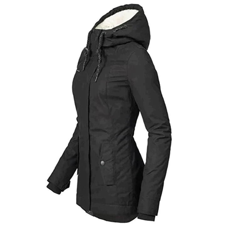 Winter Jacket | Hooded | Zip-Up | Winter Parka | Winter Coats Women-Fashion Nora