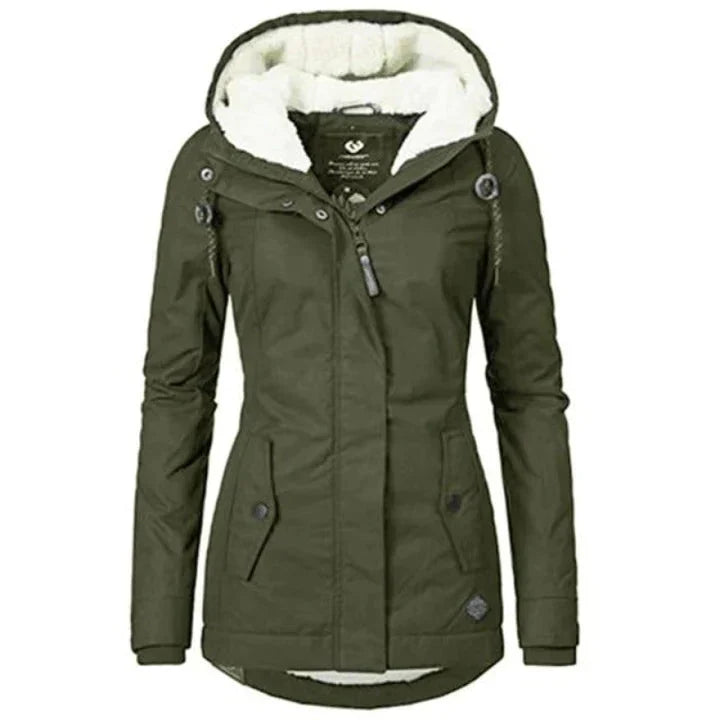 Winter Jacket | Hooded | Zip-Up | Winter Parka | Winter Coats Women-Fashion Nora