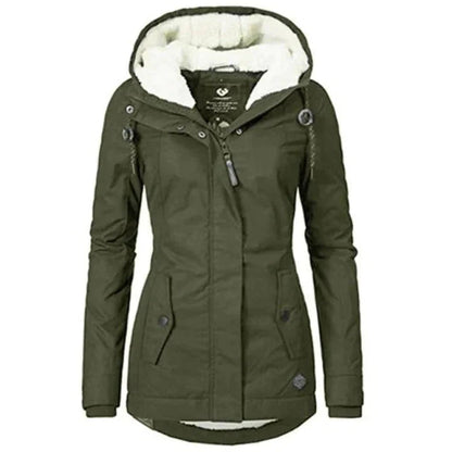 Winter Jacket | Hooded | Zip-Up | Winter Parka | Winter Coats Women-Fashion Nora