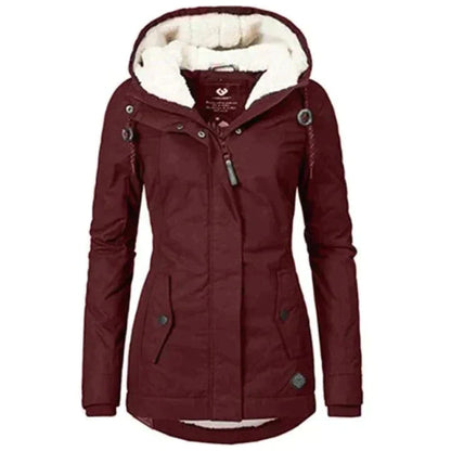 Winter Jacket | Hooded | Zip-Up | Winter Parka | Winter Coats Women-Fashion Nora