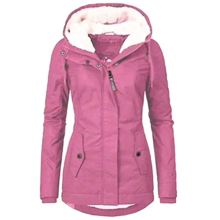 Winter Jacket | Hooded | Zip-Up | Winter Parka | Winter Coats Women-Fashion Nora