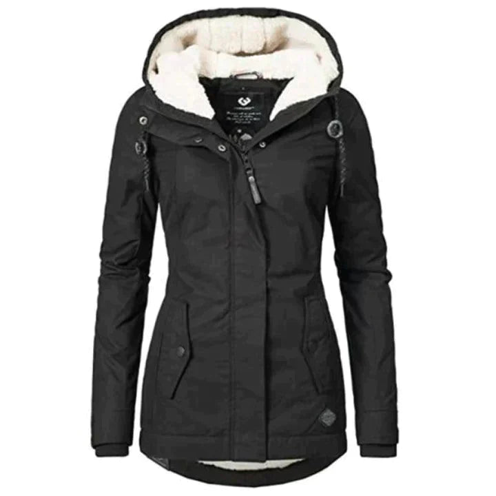 Winter Jacket | Hooded | Zip-Up | Winter Parka | Winter Coats Women-Fashion Nora