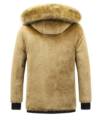 Winter Jacket - Men's Warm Hooded Fleece Lined Winter Parka-Fashion Nora