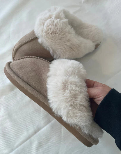 Winter Slippers - Warm - Fur - House Slippers - Women's Slippers-Fashion Nora