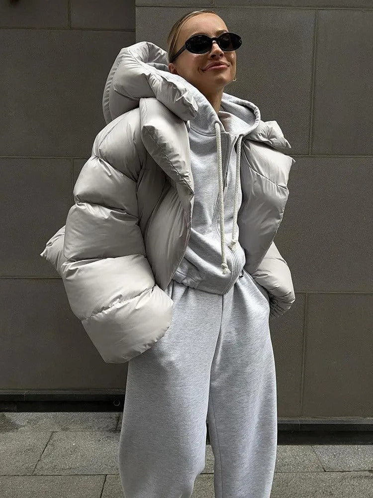 Women's Winter Jacket | Warm | Hooded | Puffer Jacket | Down Jacket-Fashion Nora
