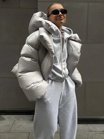 Women's Winter Jacket | Warm | Hooded | Puffer Jacket | Down Jacket-Fashion Nora